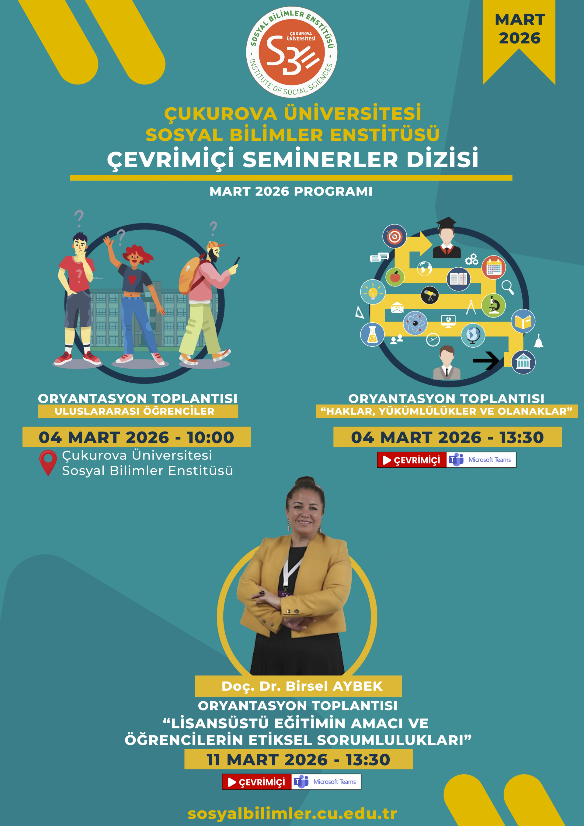 2025-2026 BAHAR YARIYILI ORYANTASYON PROGRAMI