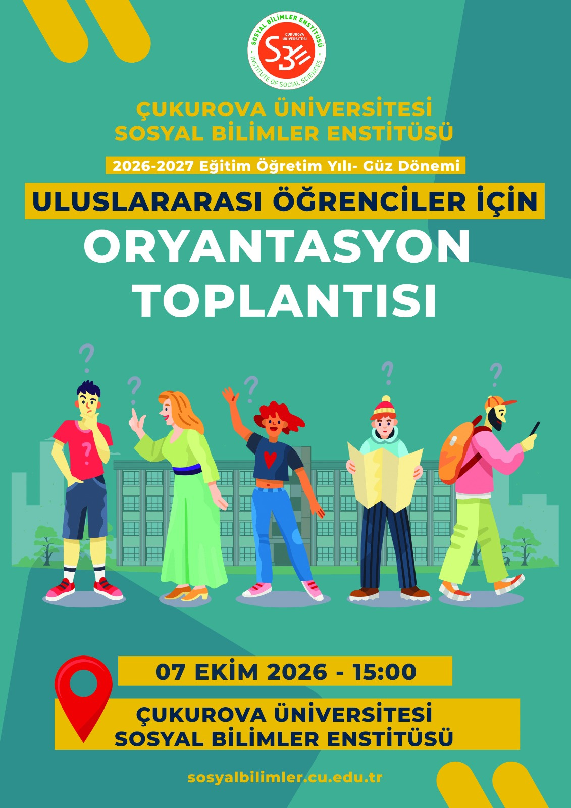 Uluslararası Öğrenciler için 2026-2027 Güz Yarıyılı Oryantasyon Toplantısı